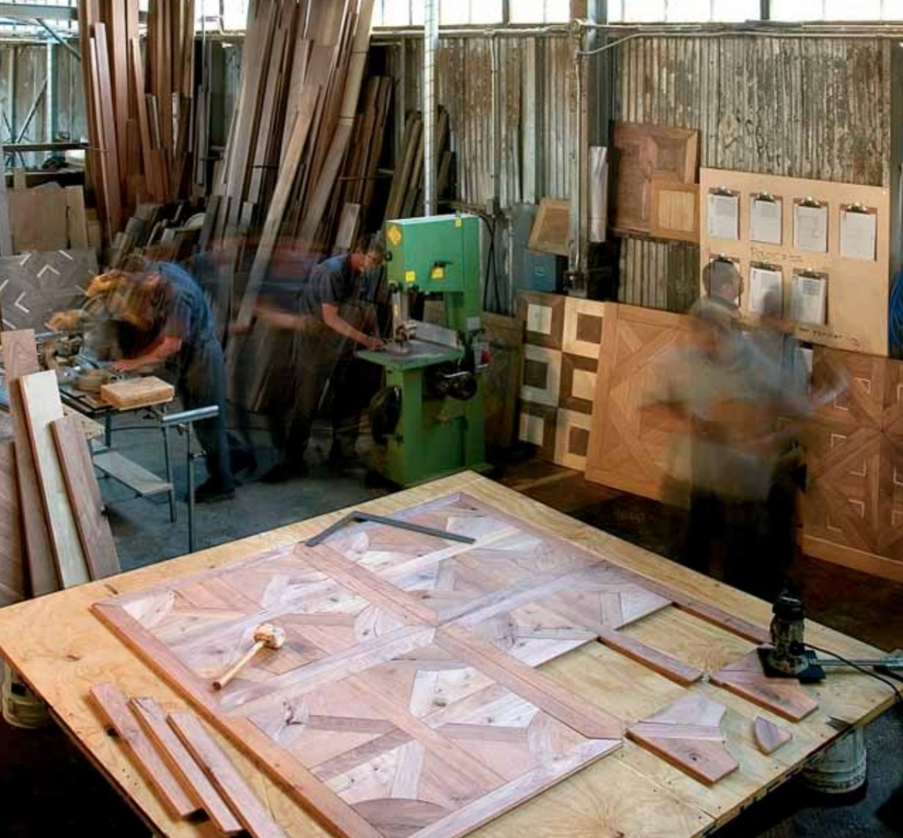 Patina production floor